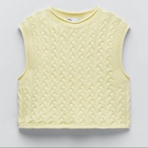 Knit crop top